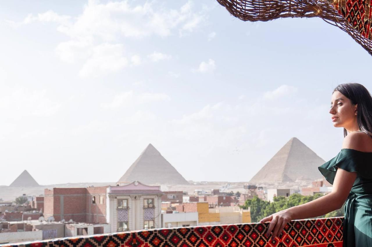 Majestic View Pyramids Inn Kafrat al Jabal Ngoại thất bức ảnh