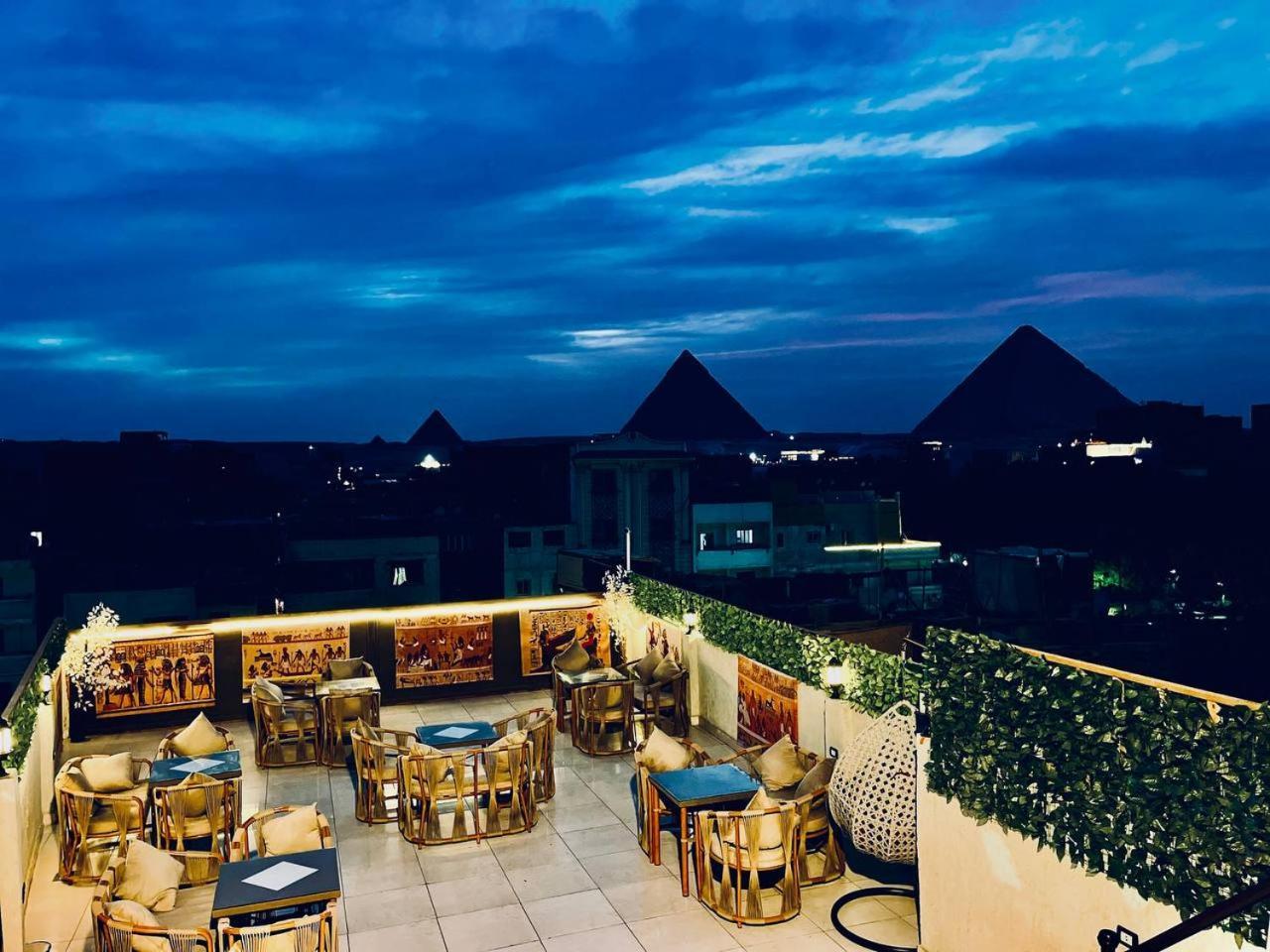 Majestic View Pyramids Inn Kafrat al Jabal Ngoại thất bức ảnh